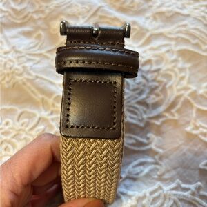Brown and Tan Men's Bag Strap